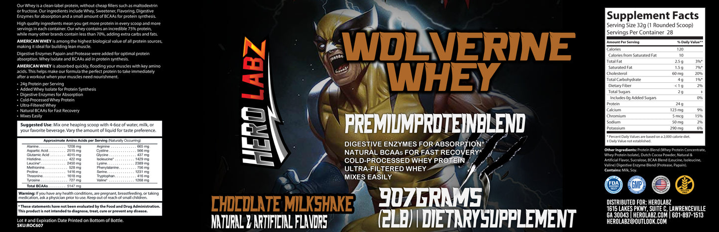 WOLVERINE WHEY (Chocolate)