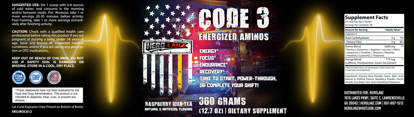 CODE-3 (Raspberry Iced Tea)