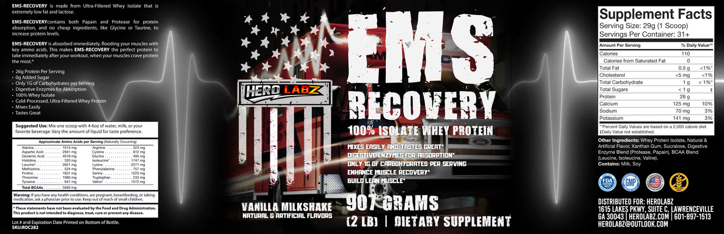 EMS-RECOVERY (Vanilla Milkshake)